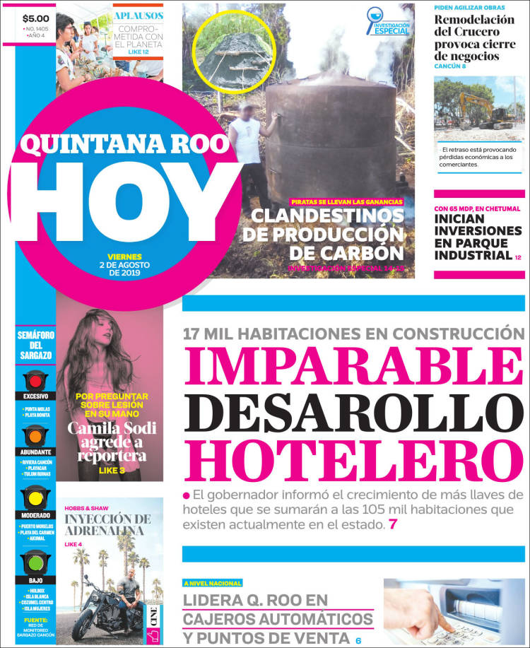 Portada de Quintana Roo HOY (México)