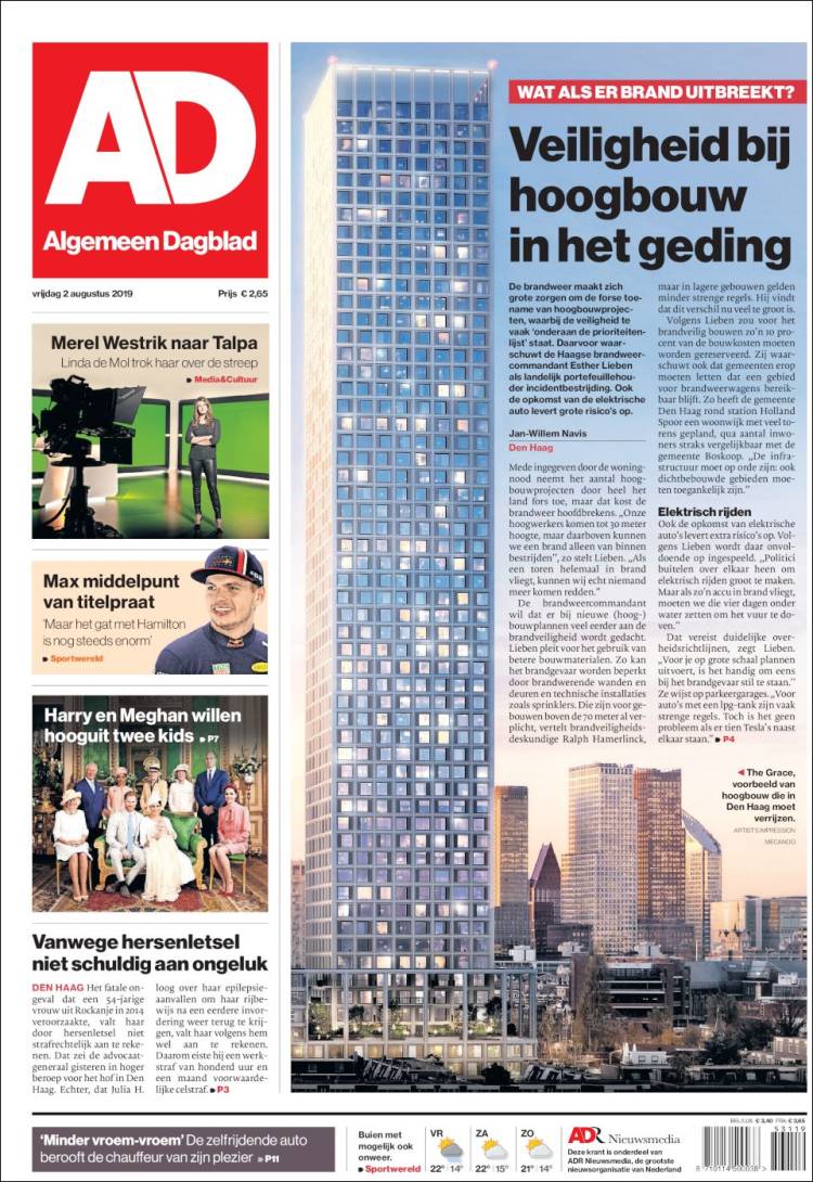 Portada de AD (Pa&iacute;ses Bajos)