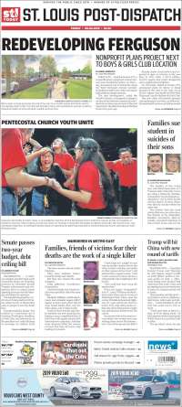 Portada de St. Louis Post-Dispatch (USA)