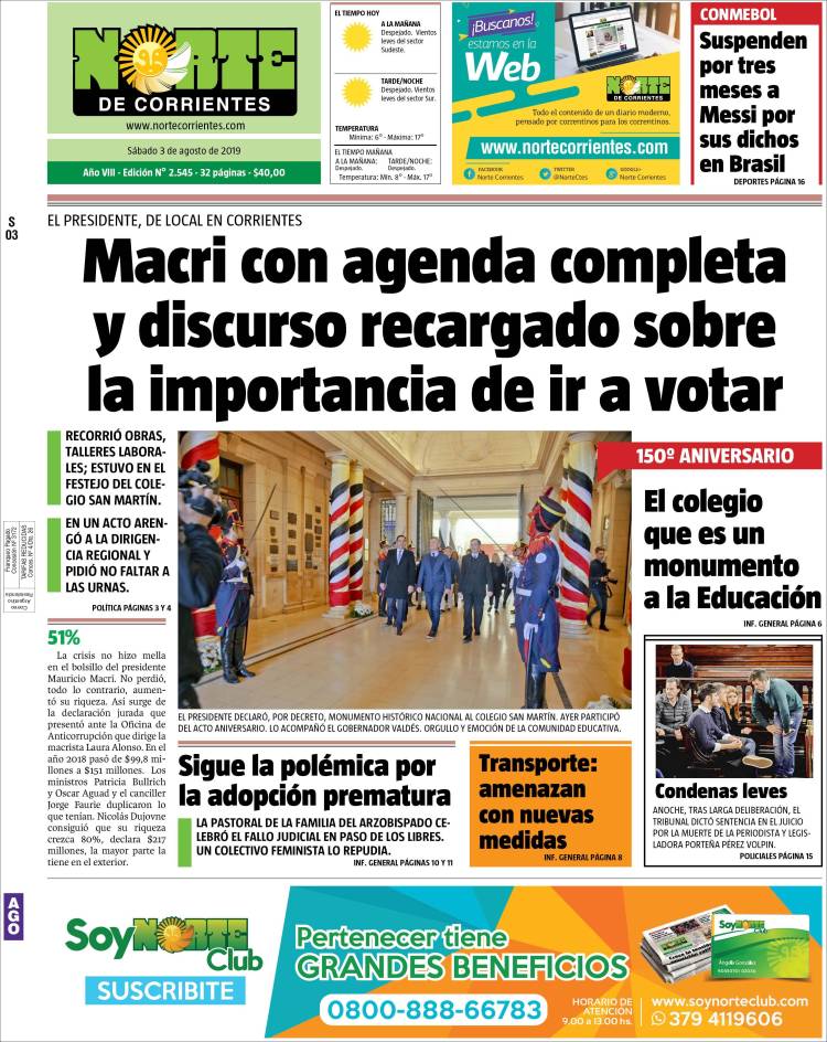 Portada de Norte Corrientes (Argentina)