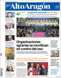 Portada de Diario del AltoAragón (España)