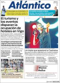 Portada de Atlántico Diario (España)