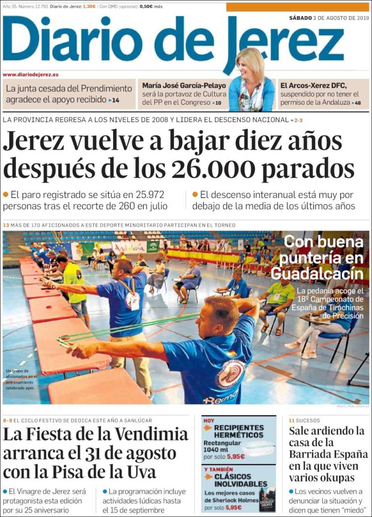 Portada de Diario de Jerez (España)