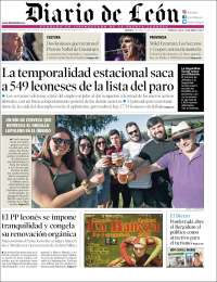 Portada de Diario de León (España)