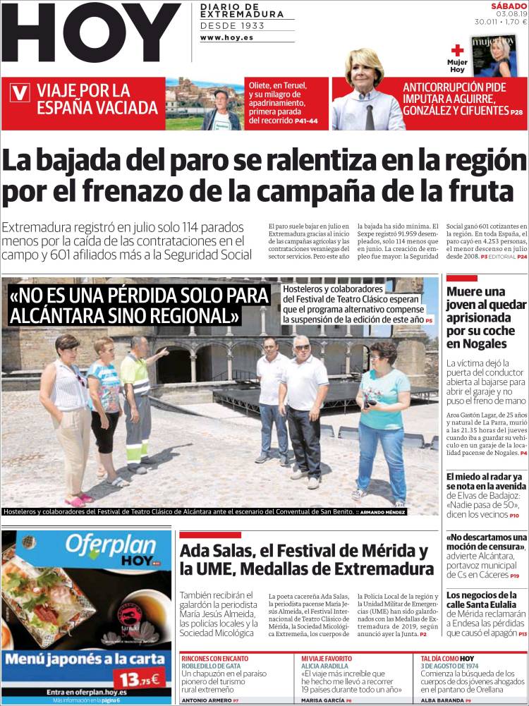 Portada de Hoy - Badajoz (España)