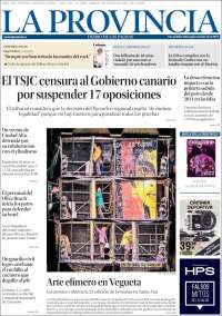 Portada de La Provincia (España)