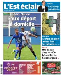 Portada de L'Est Eclair (Francia)