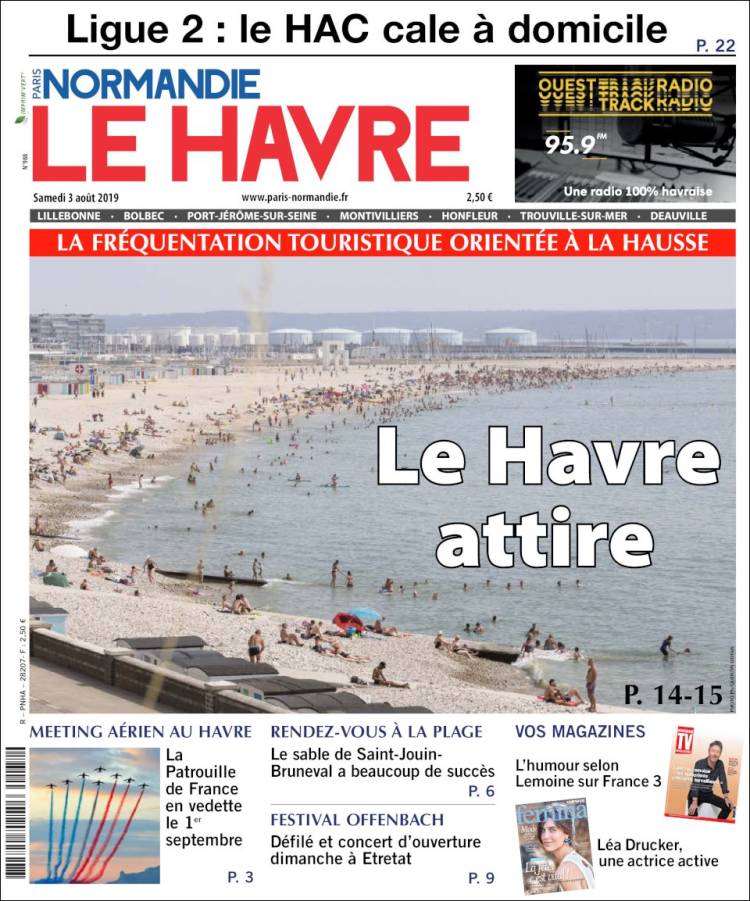 Portada de Le Havre Libre (Francia)