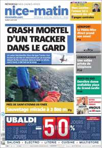 Portada de Nice-Matin (Francia)