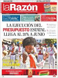 Portada de La Razón (Bolivia)