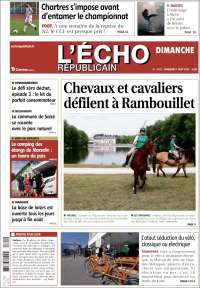Portada de L'Echo Républicain (Francia)