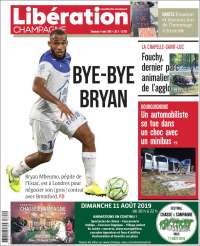 Portada de Libération Champagne (Francia)