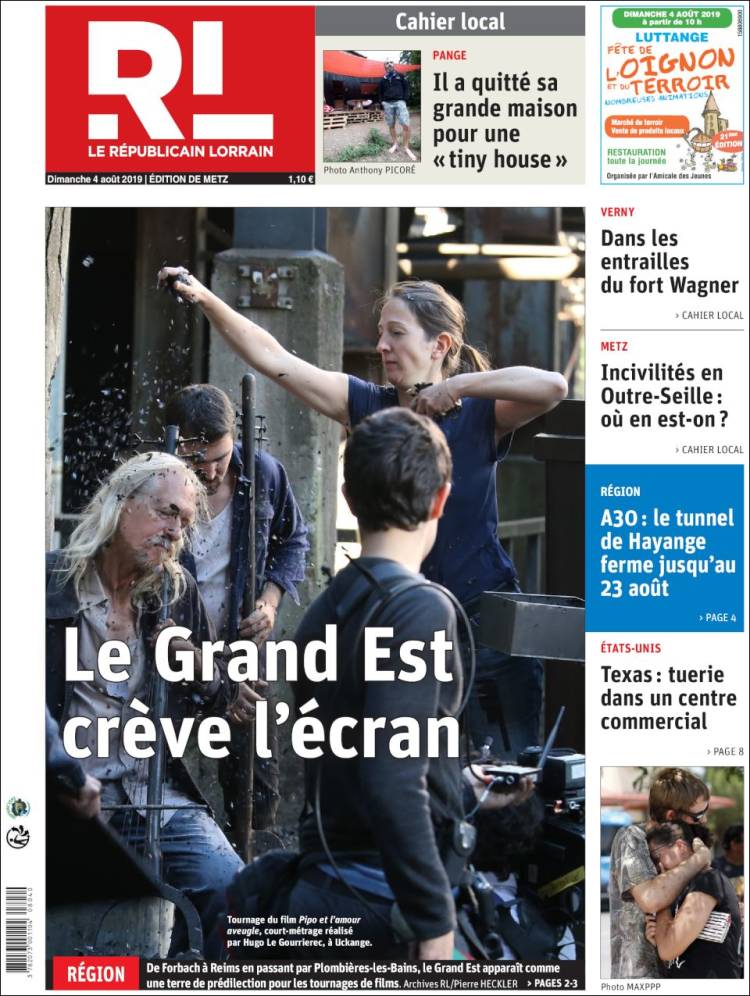 Portada de Le Republicain Lorrain (Francia)