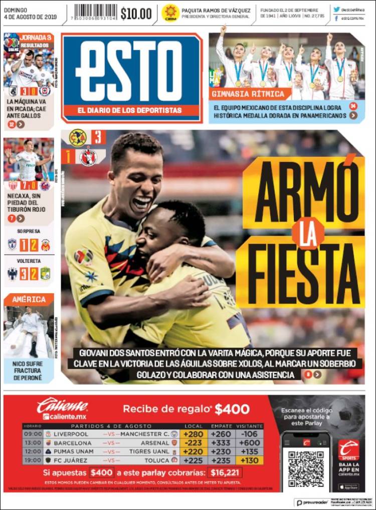 Portada de Esto (M&eacute;xico)