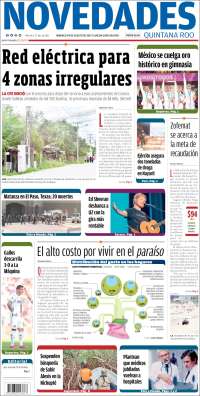 Novedades de Quintana Roo