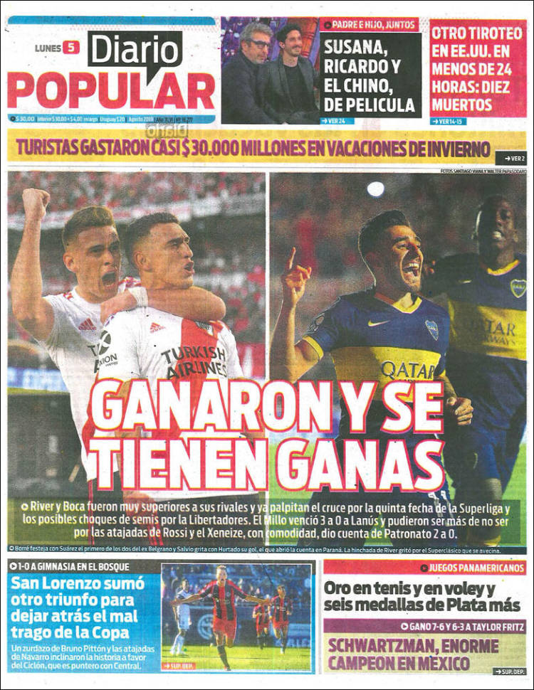 Portada de Diario Popular (Argentina)