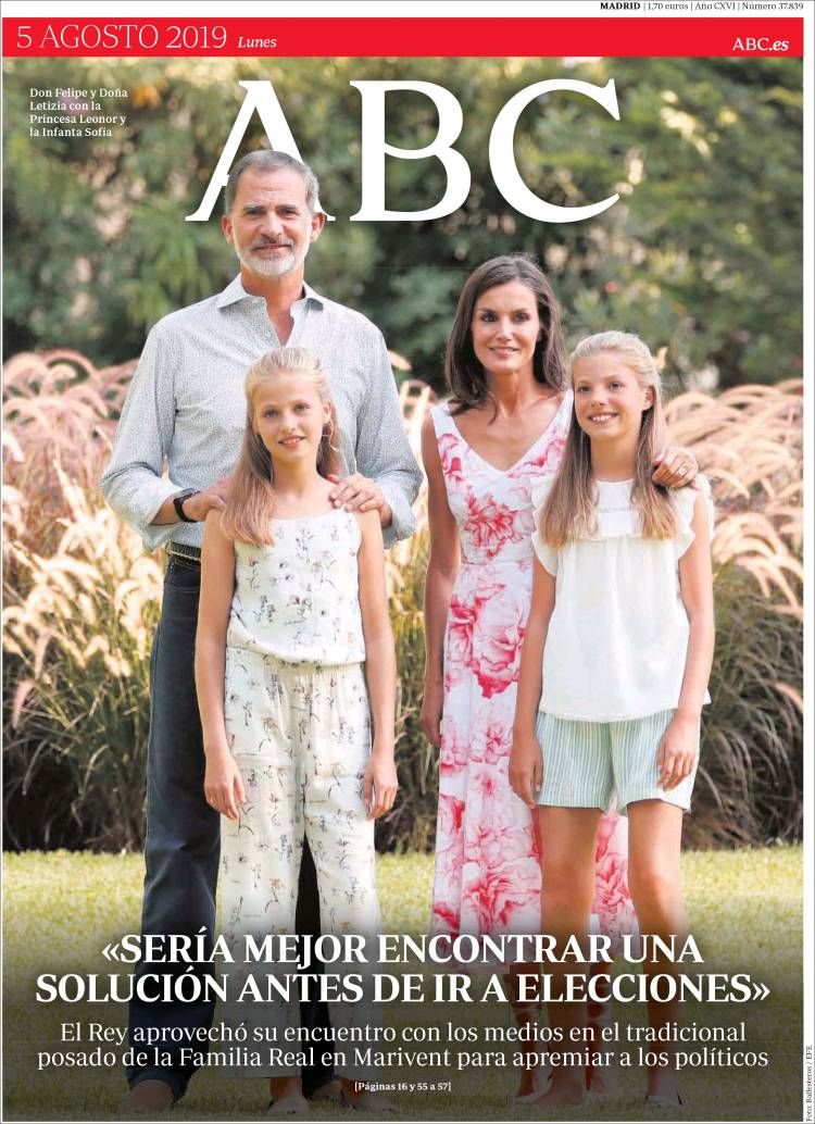 Portada de ABC (España)