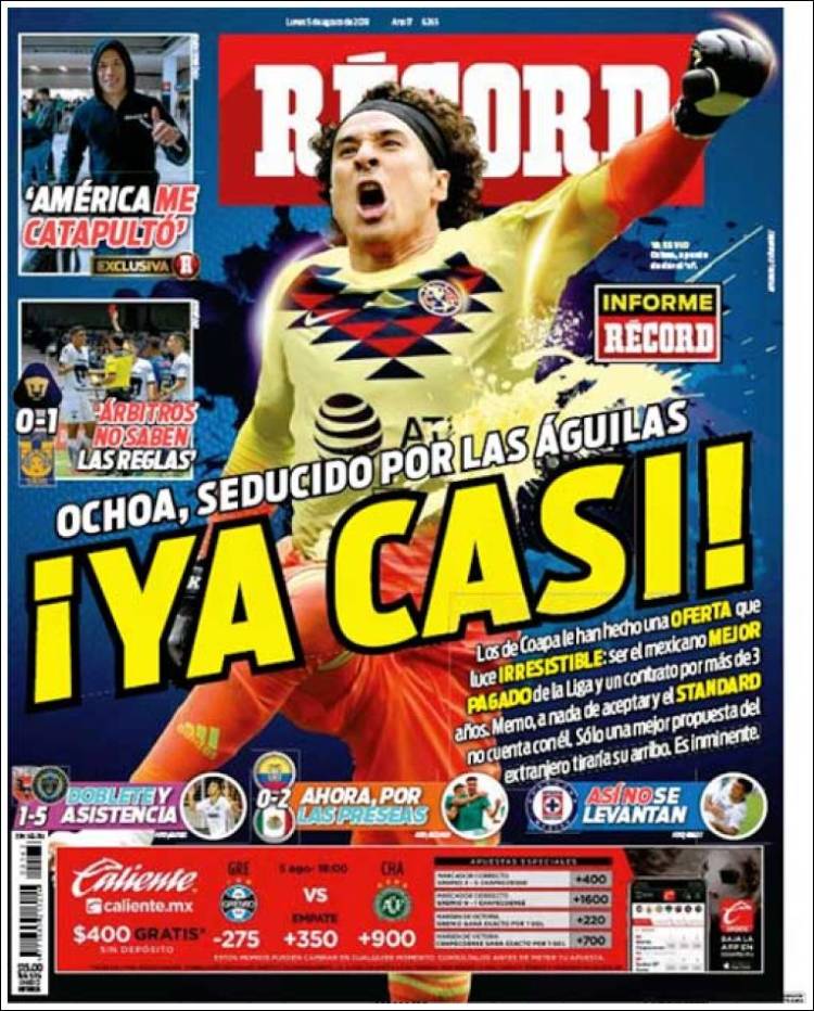 Portada de Record (México)