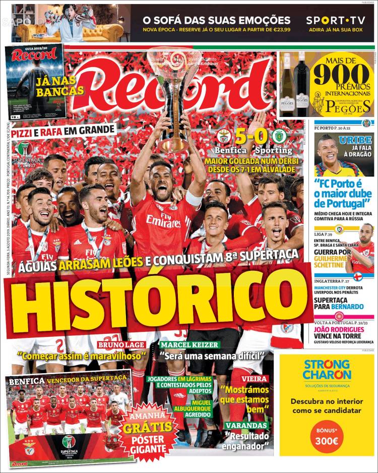 Portada de Record (Portugal)