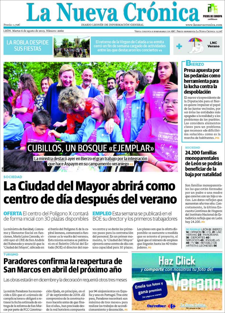 Portada de La Nueva Crónica (Espa&ntilde;a)