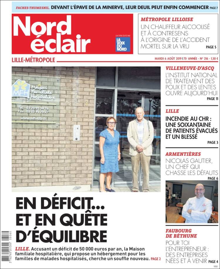 Portada de Nord Éclair (Francia)