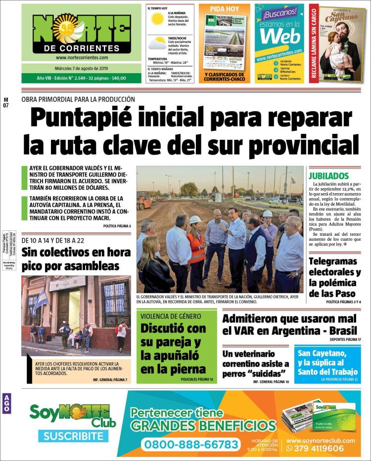Portada de Norte Corrientes (Argentina)