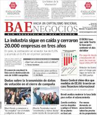 Portada de Buenos Aires Económico (Argentina)