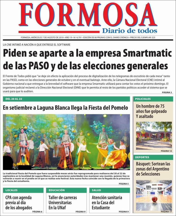 Portada de Formosa (Argentina)