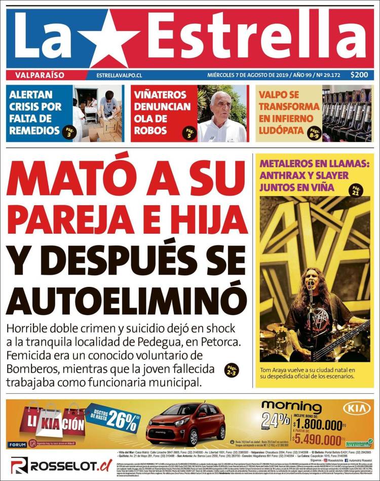 Portada de Estrella de Valparaiso (Chile)