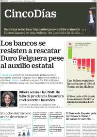 Portada de Cinco Días (Espa&ntilde;a)