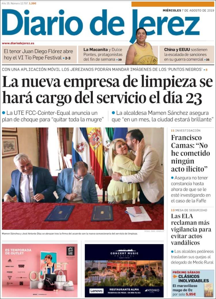 Portada de Diario de Jerez (España)