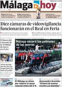 Portada de Málaga Hoy (España)