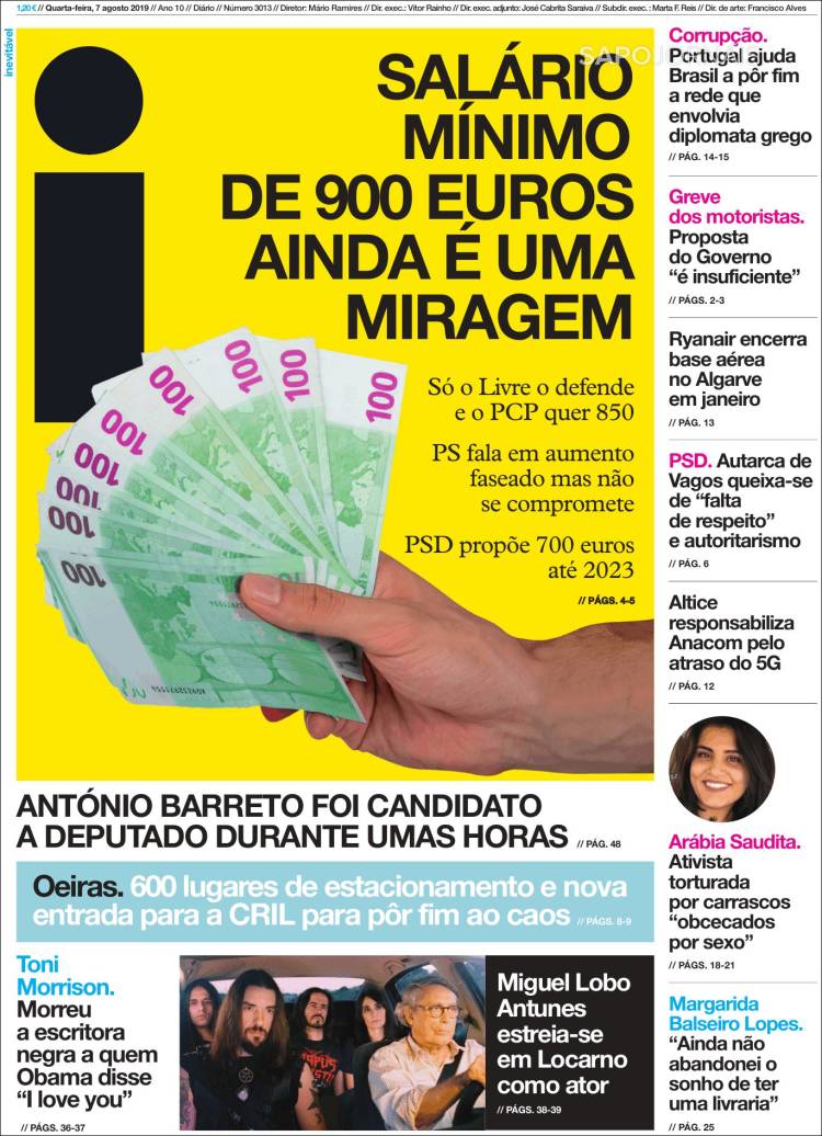 Portada de I - informação (Portugal)