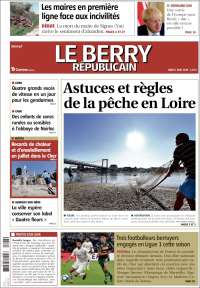 Portada de Berry Republicain (Francia)