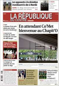 Portada de La République du Centre (Francia)