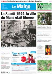Portada de Le Maine Libre (Francia)