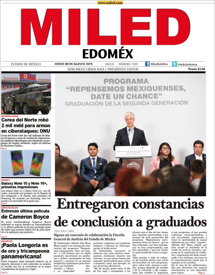 Portada de Miled - Estado de México (Mexico)
