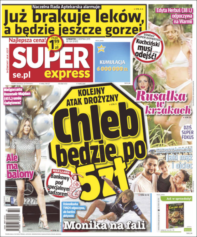 Portada de Super Express (Polonia)