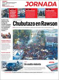 Portada de Diario Jornada en la Patagonia (Argentina)