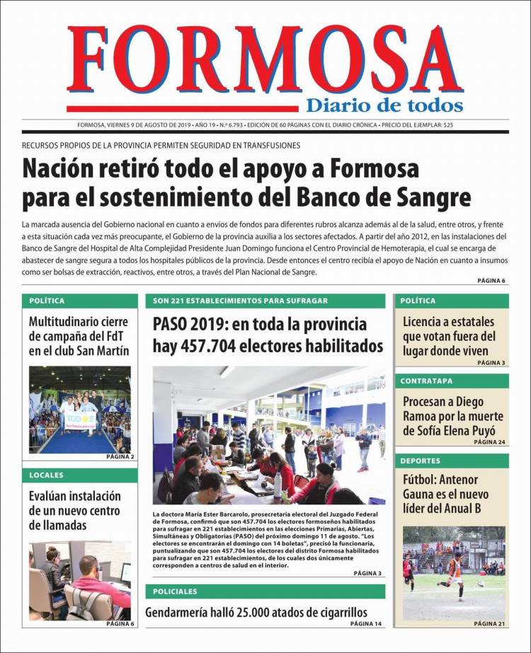 Portada de Formosa (Argentina)