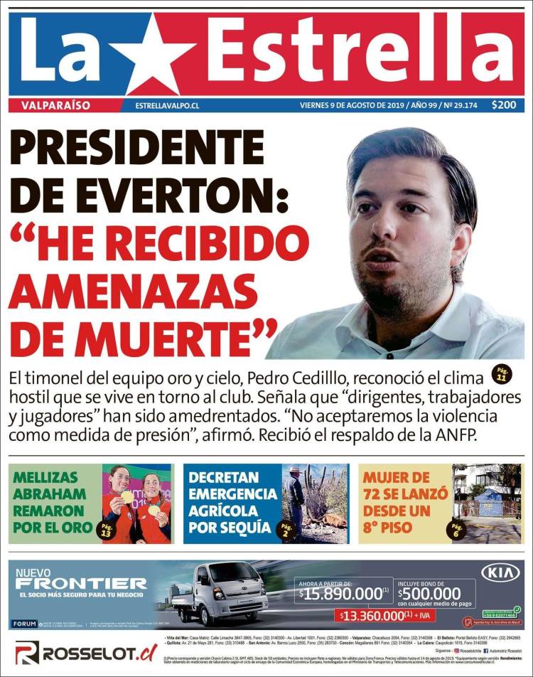 Portada de Estrella de Valparaiso (Chile)
