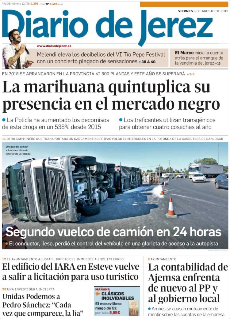 Portada de Diario de Jerez (España)