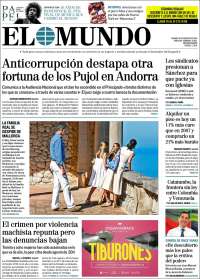 Portada de El Mundo (Spain)