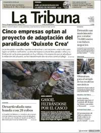 Portada de La Tribuna de Toledo (España)