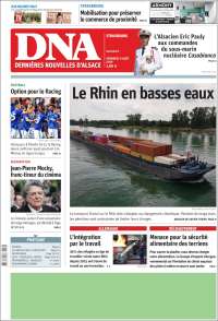 Portada de Les Dernières Nouvelles d'Alsace (Francia)