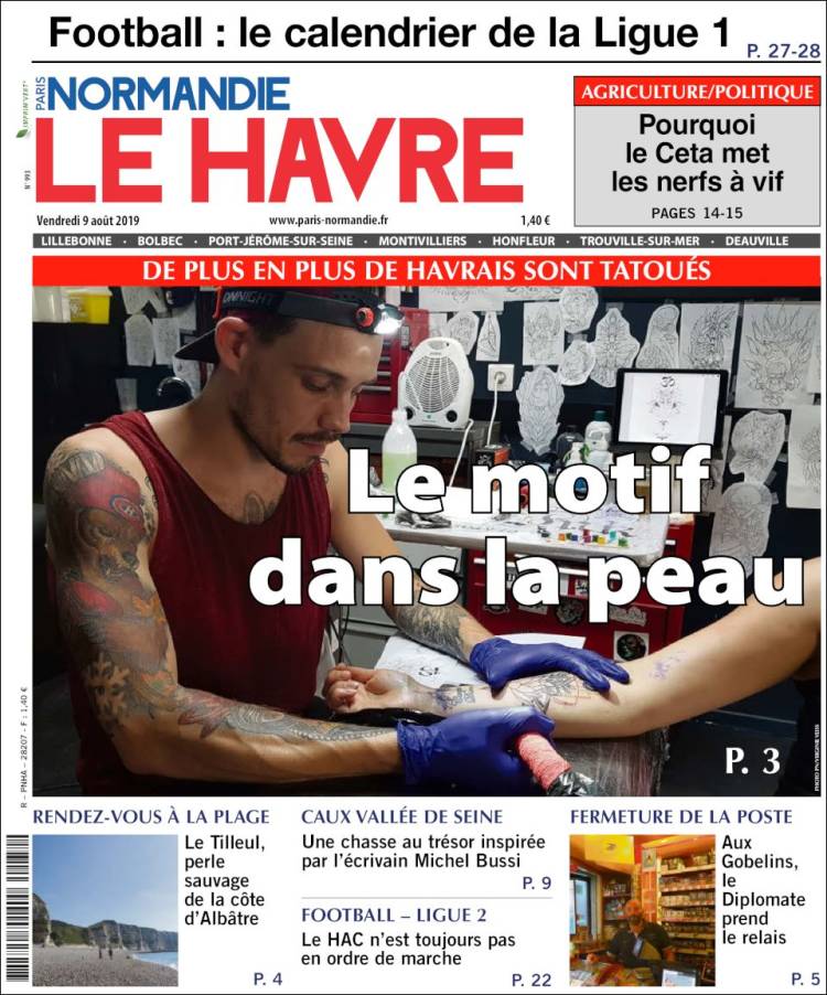 Portada de Le Havre Libre (Francia)