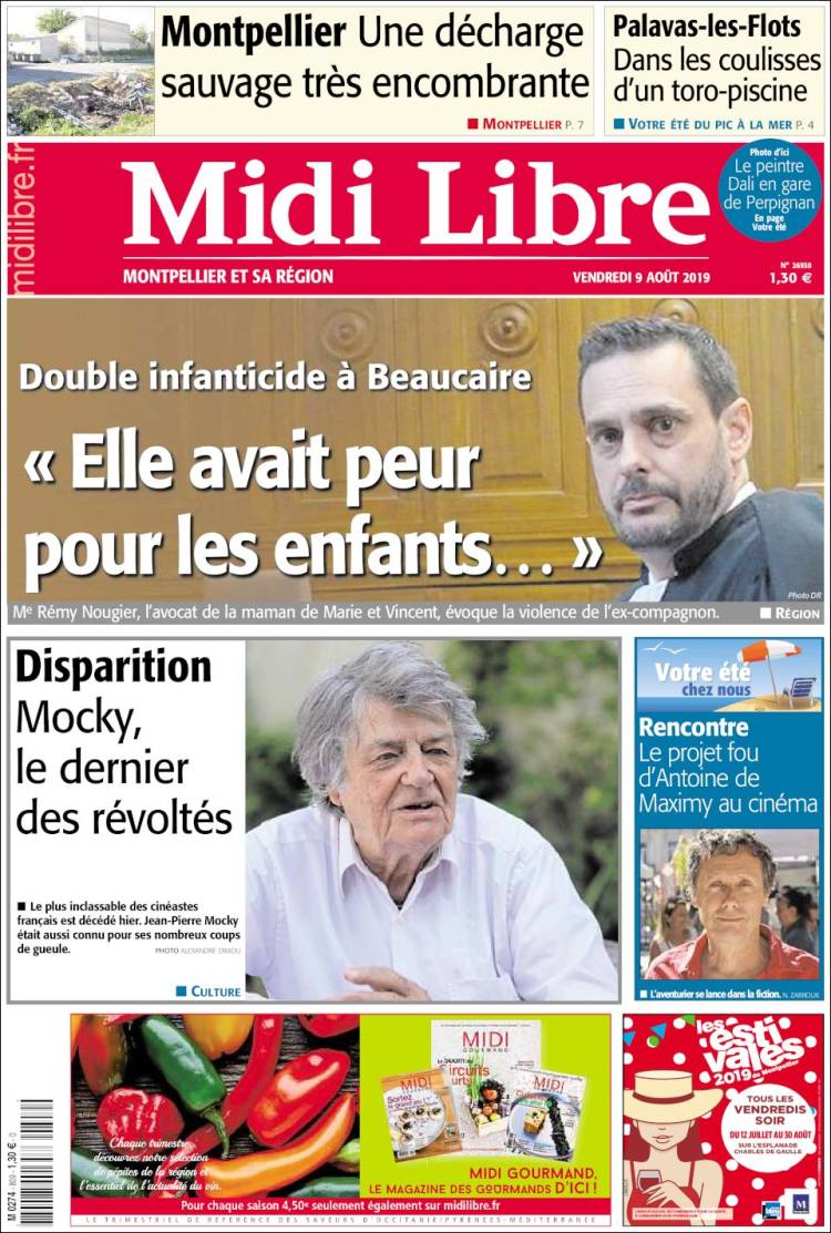 Portada de Midi Libre (France)