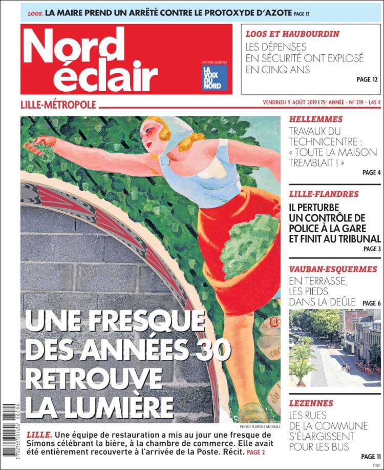 Portada de Nord Éclair (Francia)