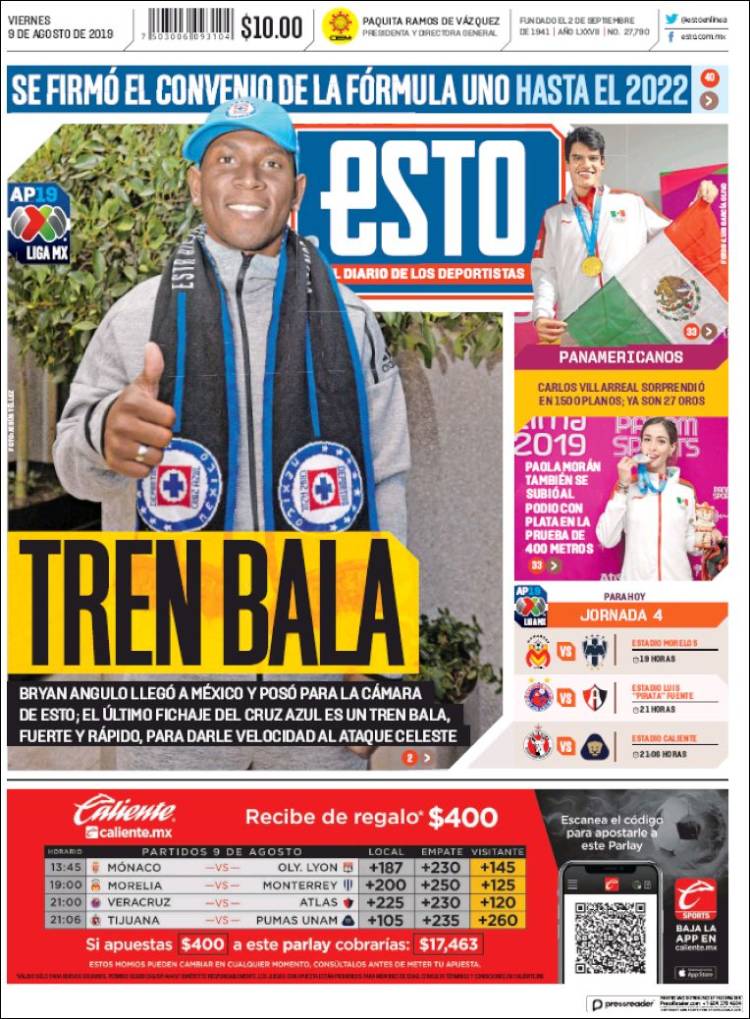 Portada de Esto (M&eacute;xico)