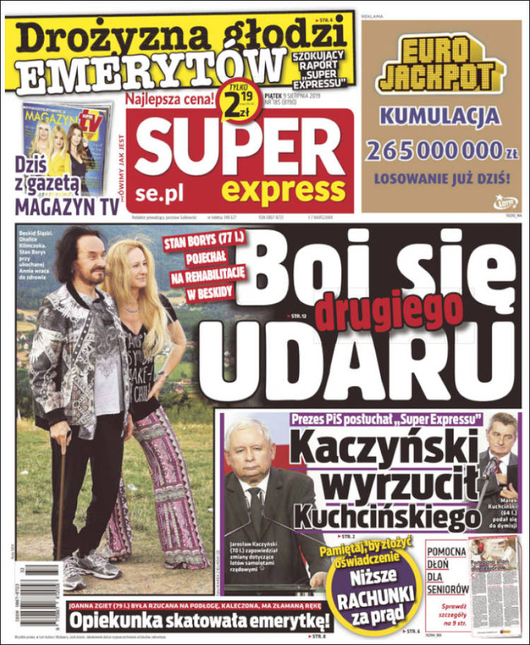 Portada de Super Express (Polonia)